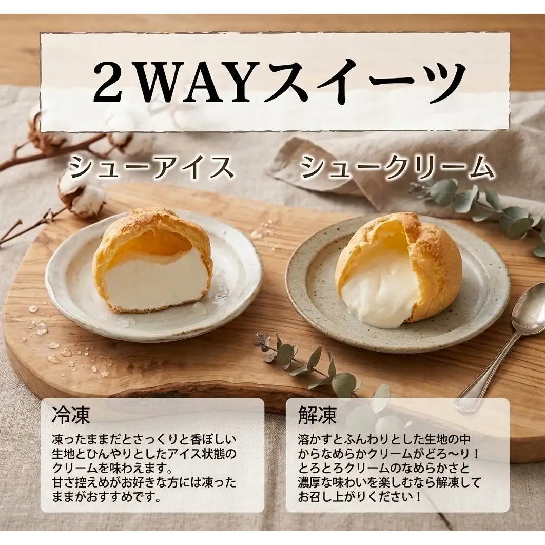 【ふるさと納税】北海道シュークリーム （ミルク） 8個入 冷凍シュークリーム スイーツ デザート 洋菓子 個包装 冷凍 ギフト お取り寄せ アイスクリーム 出産祝 結婚祝 おやつ 御歳暮 御祝 お礼 お中元 北海道 安平町
