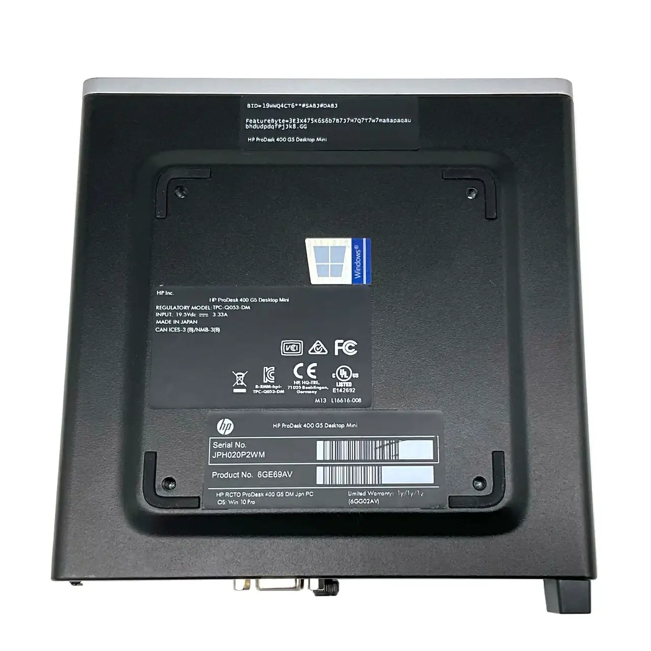 HP ProDesk 400 G5 DM 2年保証付き（再生パソコン）小型デスクトップパソコン | パソコン 中古PC 電子機器 日用品