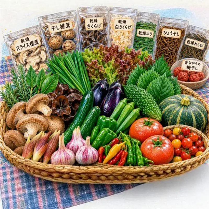 野菜詰合せ 農家のおまかせ 四季の恵BOX 4～6品 旬の野菜を1回お届け F7W-0499
