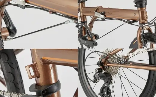 ＜ R8年熊本地震復興支援 ＞【 Matte Black 】 DAHON フォールディングバイク Speed Falco シマノパーツモデル 20インチ 自転車 折りたたみ自転車 折りたたみ コンパクト 通勤 通学 日常使い サイクリング 収納