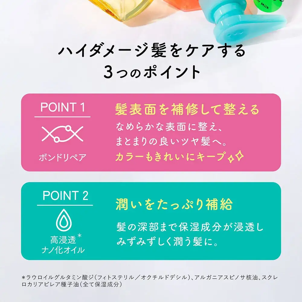 ハローダイアン グッバイ ダメージリペア シャンプー詰替（2個）＆トリートメント詰替（2個）パーフェクトビューティー 320ml 4個セット