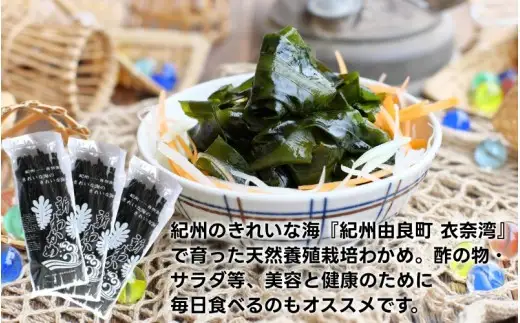 紀州 衣奈産 乾燥 わかめ 約150g×8パック（2027年産） 【sml903A】 