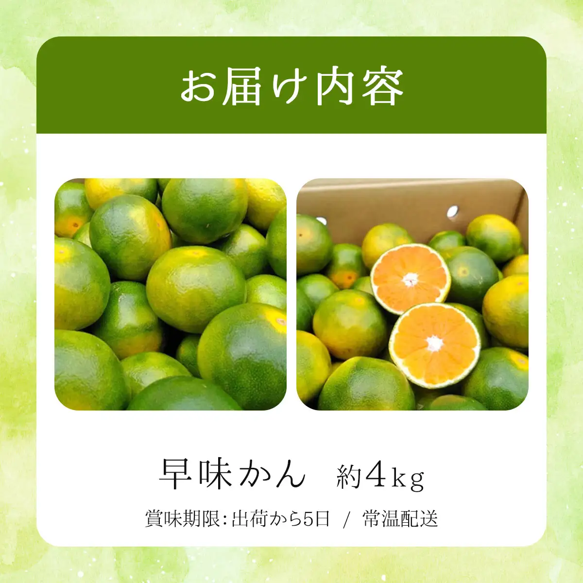 【先行予約】福岡限定!オリジナルブランドみかん「早味かん」約4kg(篠栗町)【NF004】