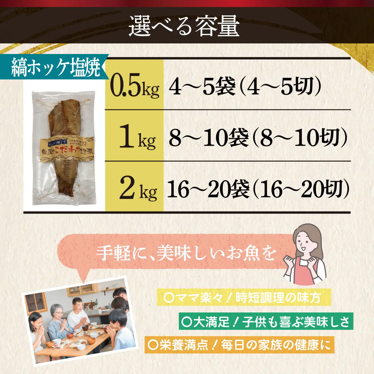 訳アリ焼魚（縞ホッケ塩焼） 1kg / ホッケ 縞ホッケ [EB021]