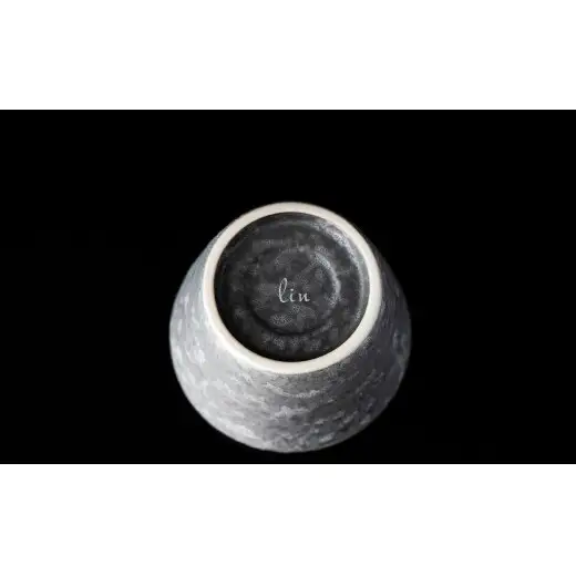 ＜NYが認めた逸品＞  有田焼 麟 Lin シルバー冷酒器 6点 フルセット 【金照堂】 酒器 ぐい呑み 片口 徳利 bj073