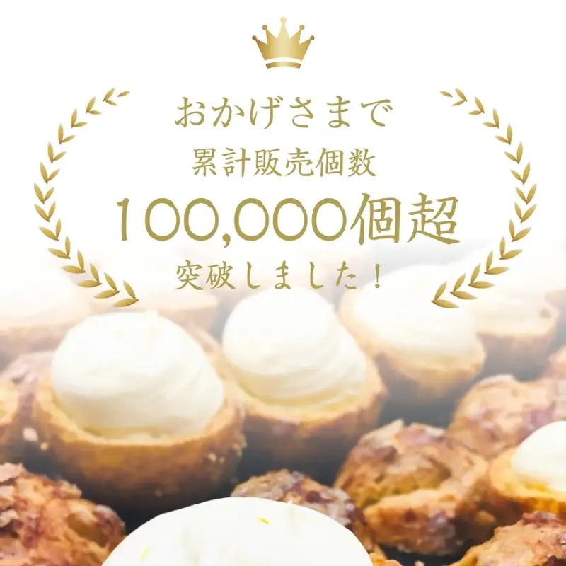 0015-119-01 藤太郎本店 朝霧高原シュークリーム 10個