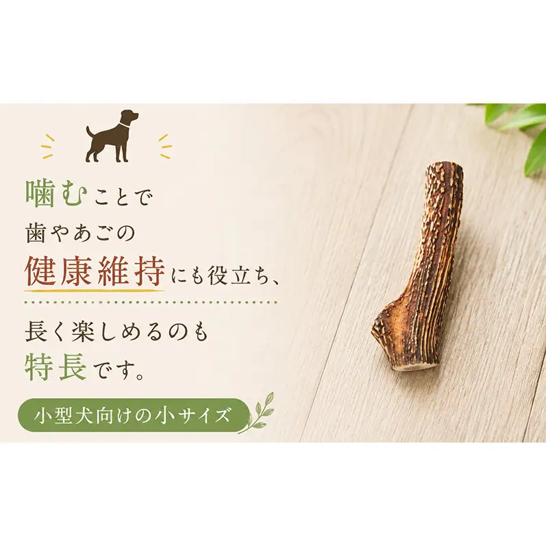「克じぃの店」の愛犬用鹿角カット（小） おもちゃ ペット用 犬 静岡県 森町