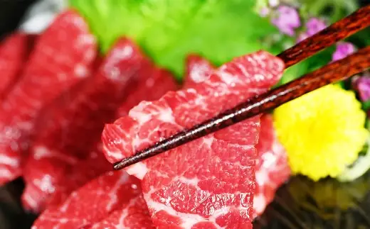 ＜ R8年熊本地震復興支援 ＞熊本 馬刺し 4種 （ 赤身 ・ 霜降り ・ フタエゴ ・ タテガミ ） 各約100g セット 国内肥育 馬肉 ブロック 馬刺 お肉 肉 ニク にく 馬 晩酌 おつまみ 食べ比べ 詰め合わせ 醤油付き 生姜付き 冷凍