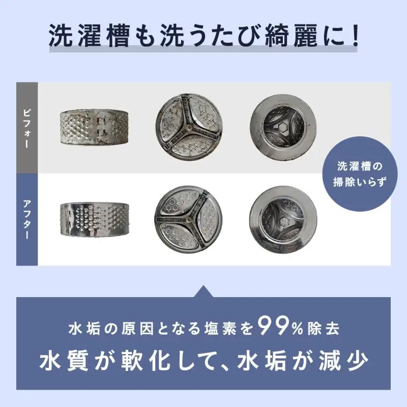 【Noend（ノーエンド）】オーガニックファインバブル　洗濯機アダプター＆フィルターケースセット（ブラック） 【279003-3】