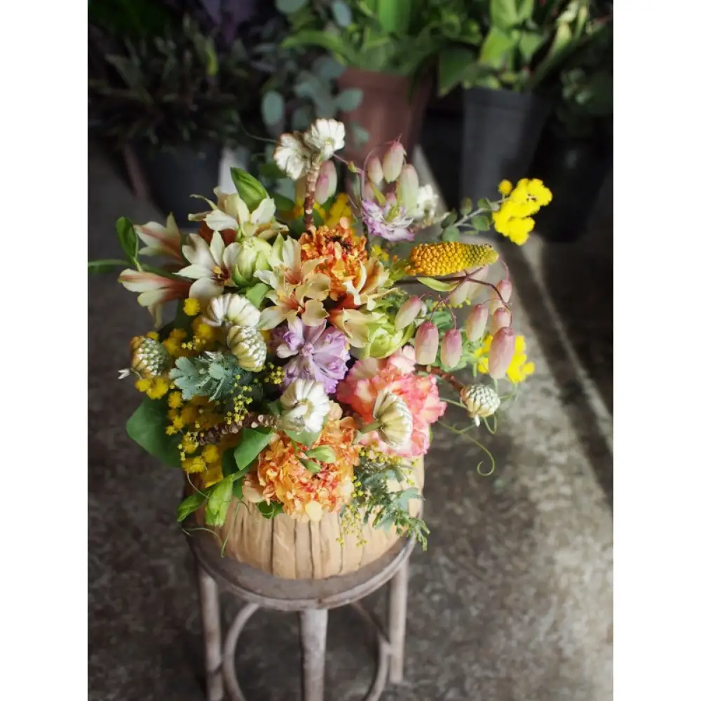 【敬老の日】季節のお花・おまかせフラワーアレンジ 