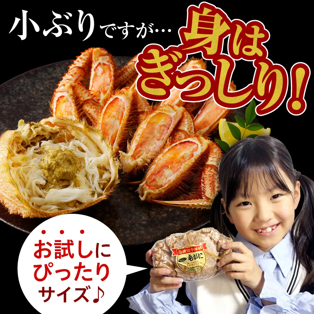 北海道産活蒸し毛がに（330g～380g）×2尾