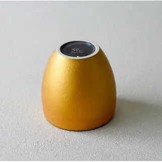 有田焼 ダブルウォールカップ ゴールド【中山陶和堂】カップ コップ 食器 ギフト 金色 bv017
