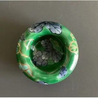 有田焼 有田浪漫グラス ゆらりんグラス 緑葡萄 【東洋セラミックス】 酒器 グラス コップ ウイスキー 日本酒 ワイン 酒 香り ゆらりん au049