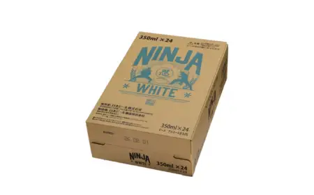 日本ビール　【定期3ヶ月】NINJA WHITE　350ml×24缶
