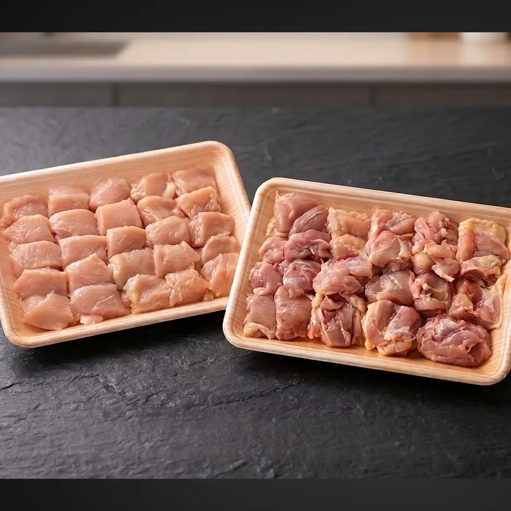 淡路どり ももカット500g・むねカット500g 食べ比べセット（計1kg）