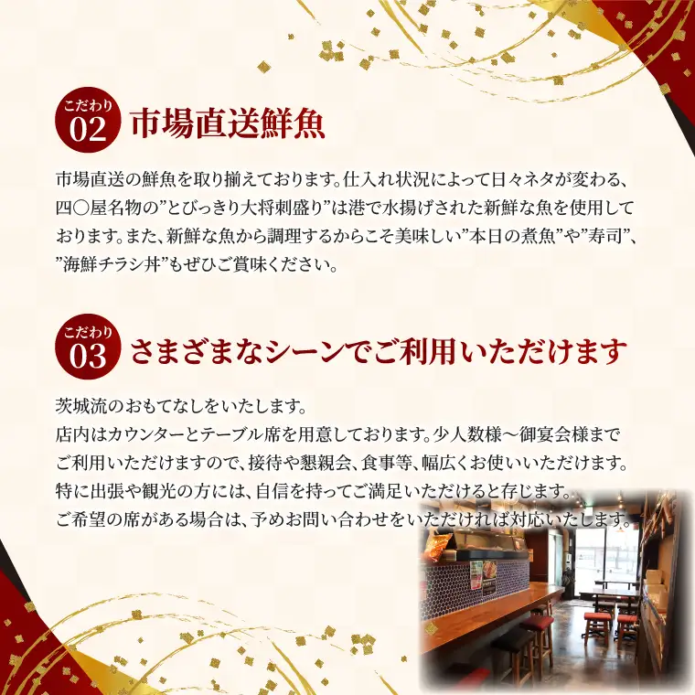 茨城まるごと 四〇屋 SHIJUYA お食事券10,000円分（NW-21）