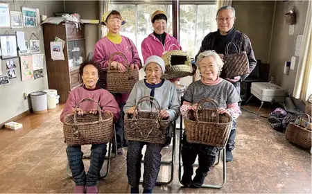 若畑創作館「あけび蔓 鍋敷きセット」5種類　