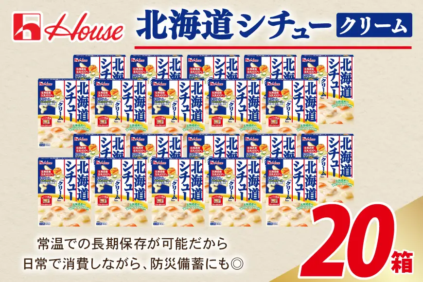 ハウス 北海道シチュークリーム 20食セット