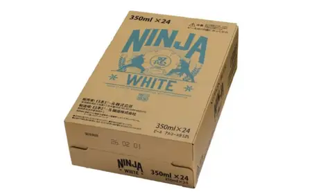 日本ビール　NINJA WHITE　350ml×48缶