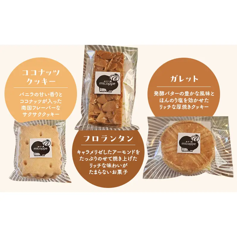 おやつ屋micoppeのおやつ箱（焼き菓子12種・計12個）焼菓子 クッキー サブレ マドレーヌ フィナンシェ レモンケーキ セット 詰合せ 手作り おやつ スイーツ 静岡 森町
