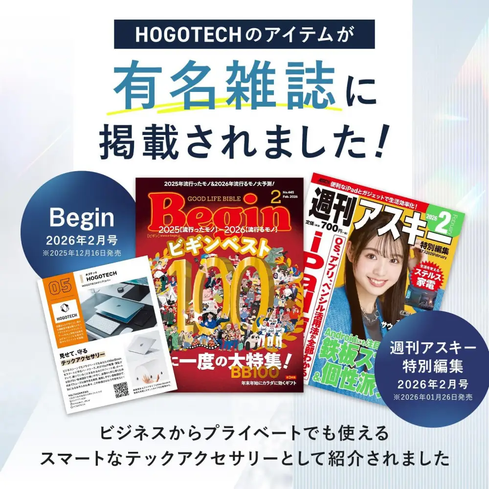 【堺市企画】Macbook カバー Neo13inch マットクリア HOGOTECH