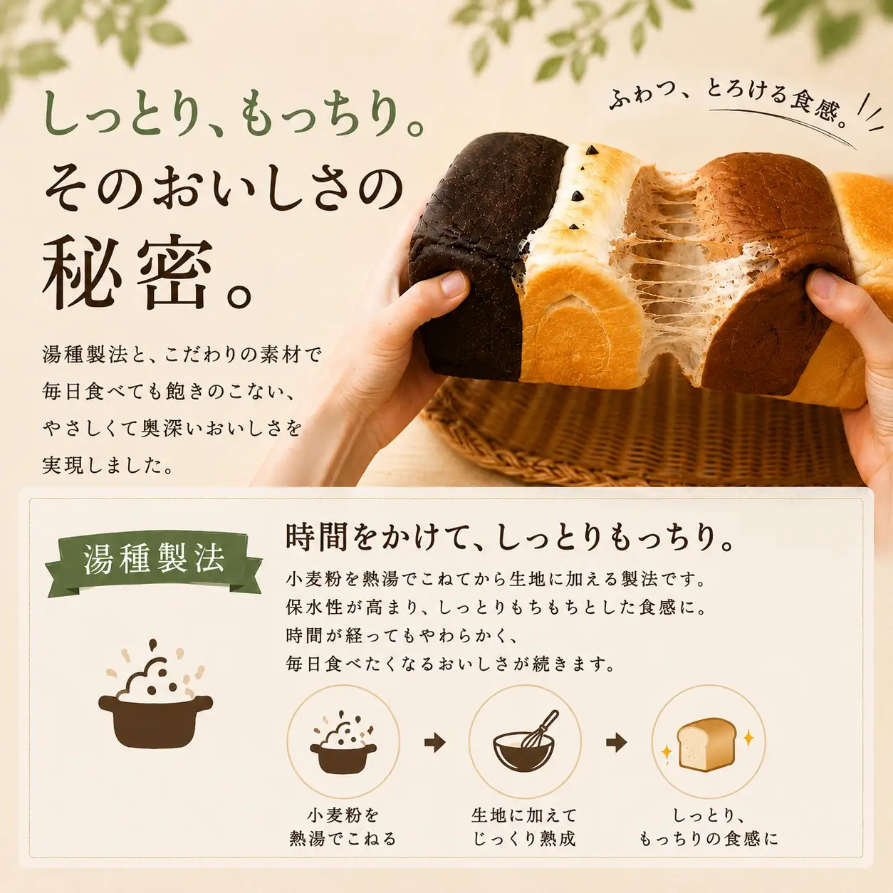 パン 食パン 食べ比べセット 2本 マルチカラー食パンセット