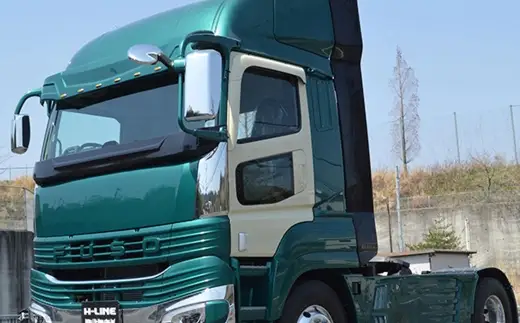新型24FUSO フロントスポイラー 3P トラック 車 カー カー用品 エアロパーツ パーツ カスタムパーツ カスタム