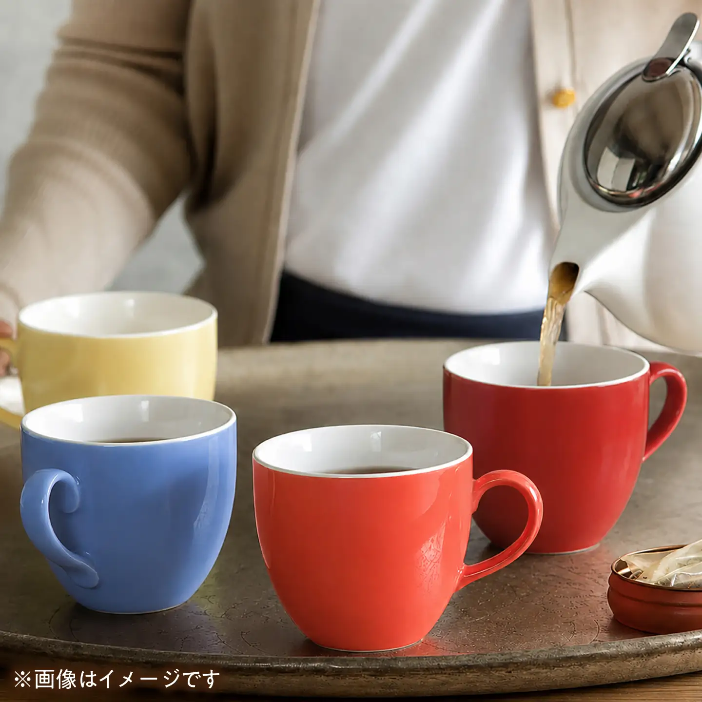 【美濃焼】 カラーマグ 4色セット ブルーベリー、キャロット、トマト、バナナ 【ZERO JAPAN】[MBR282]
