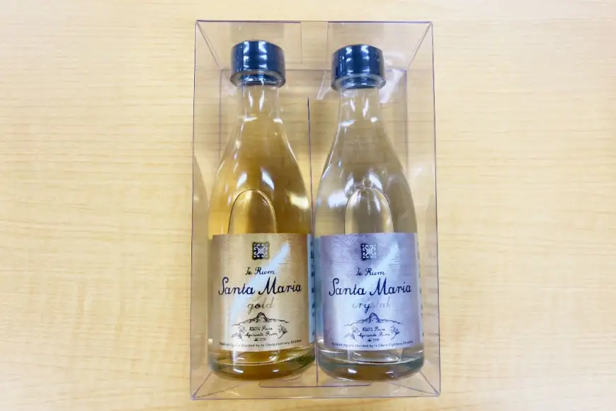 ラム酒 イエラムサンタマリア ゴールド クリスタル 各 50ml 1本 セット