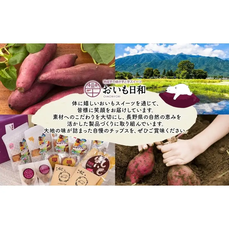 おいもチップス プレーン味 90g×30袋 さつまいも 和菓子 おやつ スイーツ サクサク 食感 お茶請け 自社農園 手作業 信州チップス 贈り物 ギフト おいも日和 ねんりん 長野県 坂城町