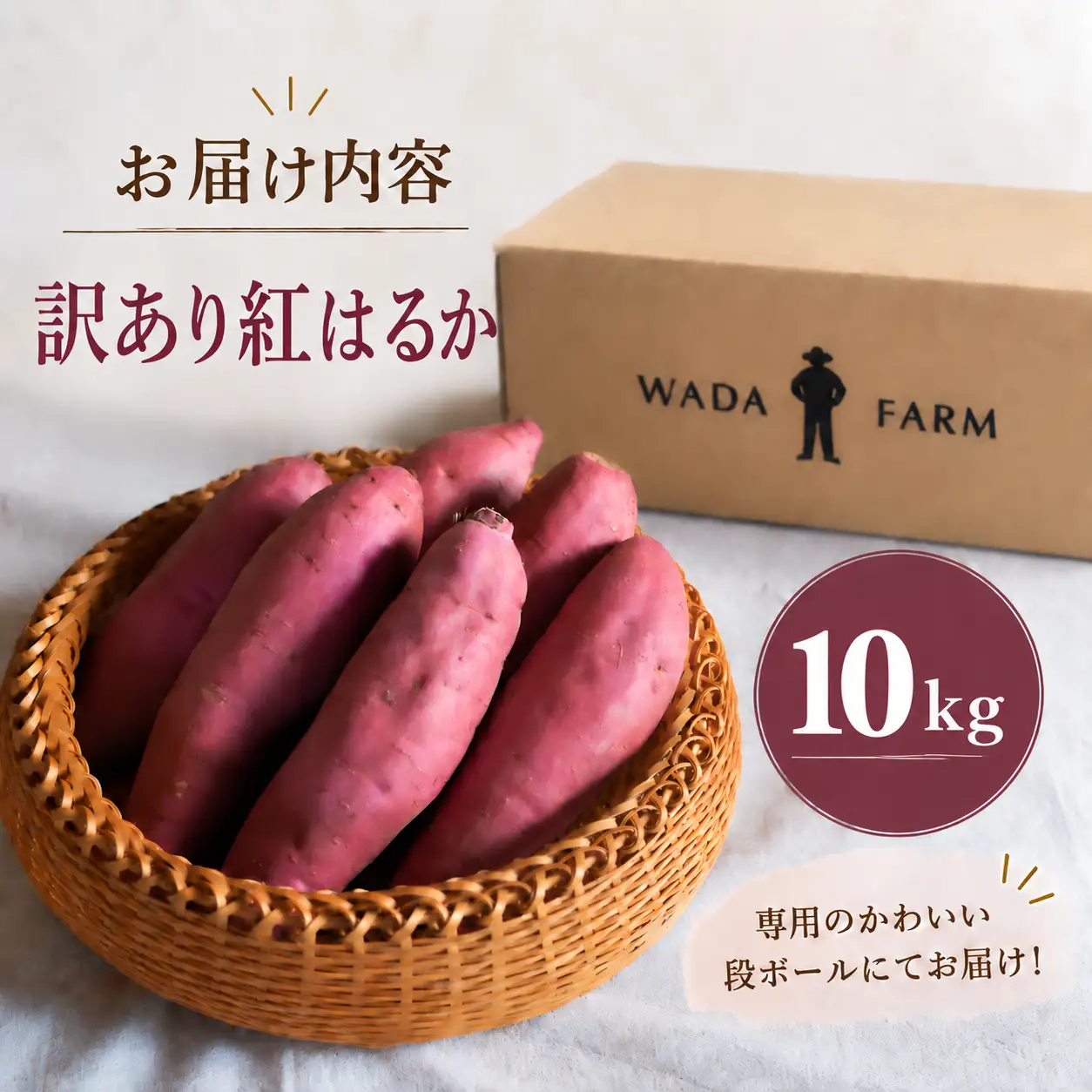 【 訳あり 】 さつまいも サツマイモ 紅はるか 10kg 生芋