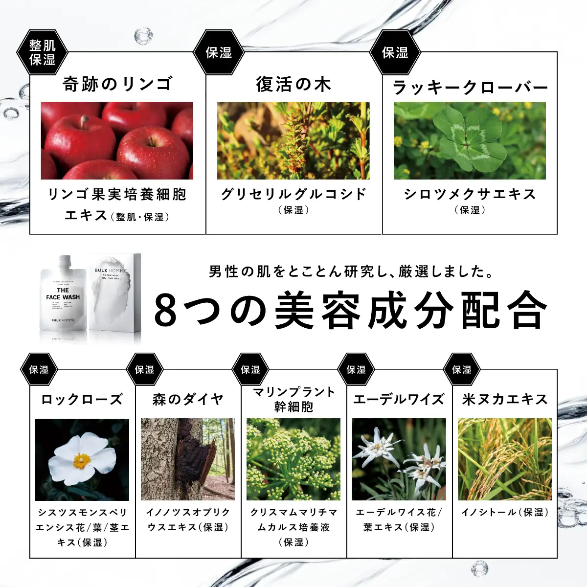 011-014　【BULK HOMME　バルクオム】FACE CAREセット(THE FACE WASH＋THE BUBBLE NET)YSKAH001