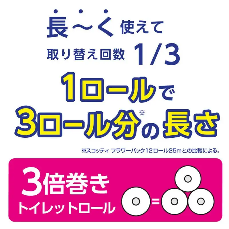 《6ヶ月ごとに2回お届け》スコッティ トイレットペーパー シングル 3倍長持ち 香り付 4ロール×4パック＆ティッシュペーパー ファン 150組 5箱×2パック 秋田市オリジナル 最短翌日発送