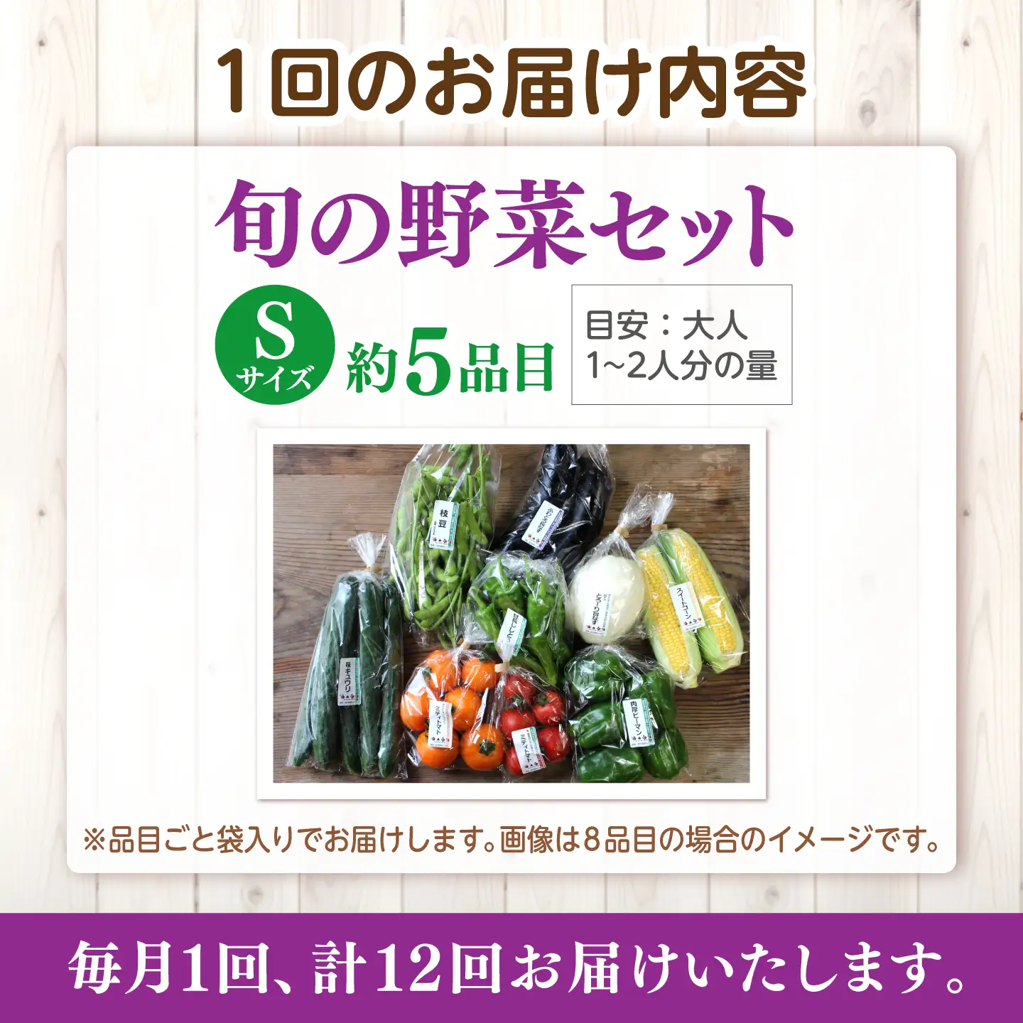 定期便/計12回 須山農園野菜（5種）【野菜】[ALBD013]