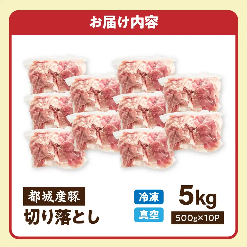 都城産豚切り落とし5kg〔17-25-019〕_(都城市) 