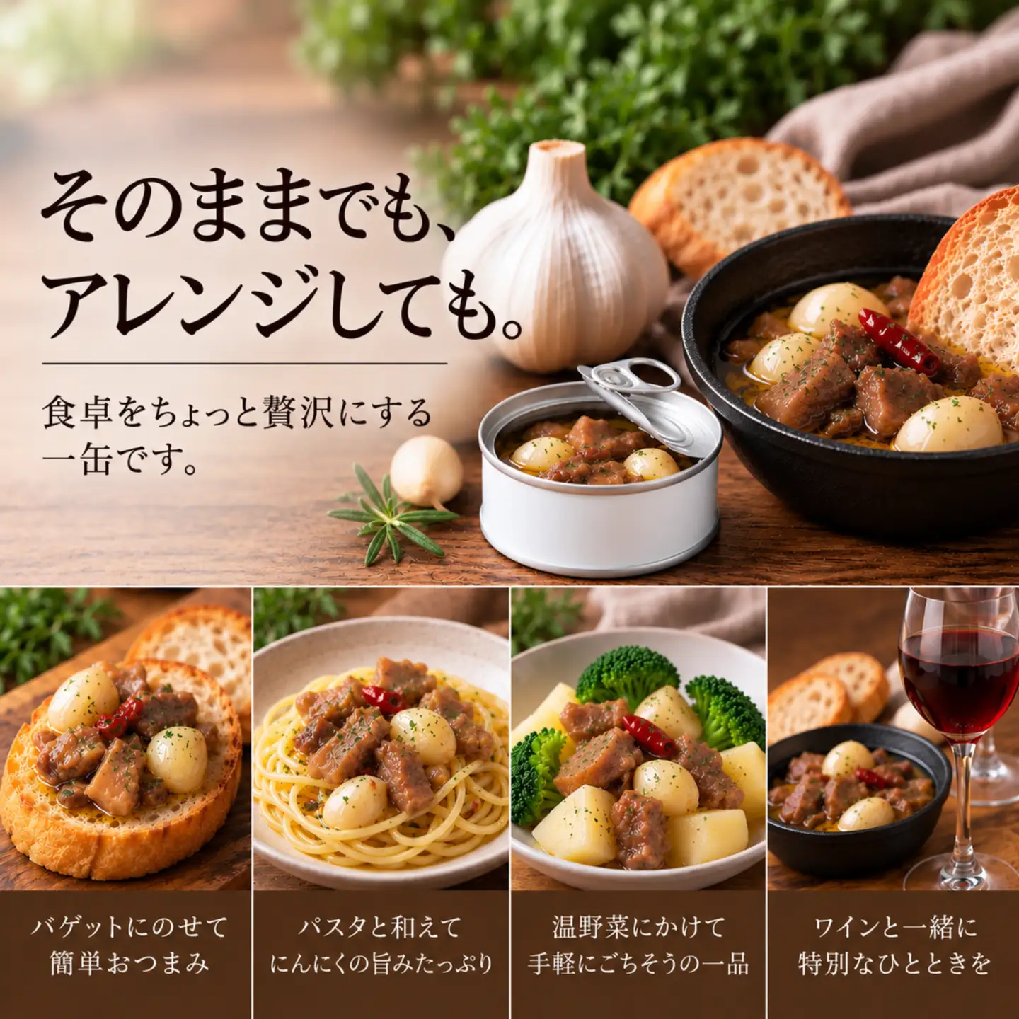 田子牛すじと田子にんにくのｱﾋｰｼﾞｮ　6缶（1缶80g）