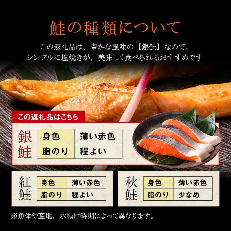 【 7日程度で発送 】 厚切り 天然甘塩銀鮭 切身 3切れ × 4パック 計12切れ 鮭 魚 魚類 魚介 魚介類 海鮮 BIGサイズ 真空パック おかず お惣菜 おつまみ 酒の肴 朝食 お弁当 冷凍