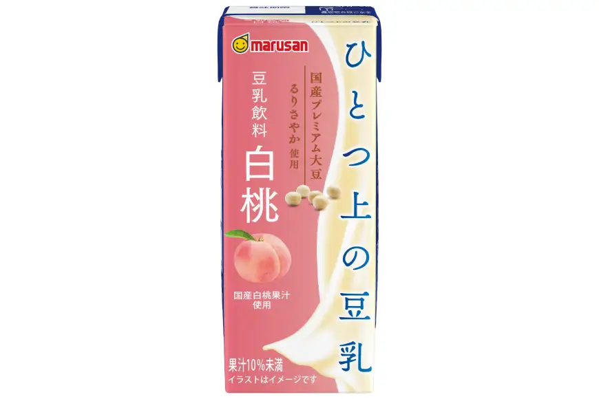 豆乳 豆乳飲料 白桃 200ml 24本 2ケース 計48本