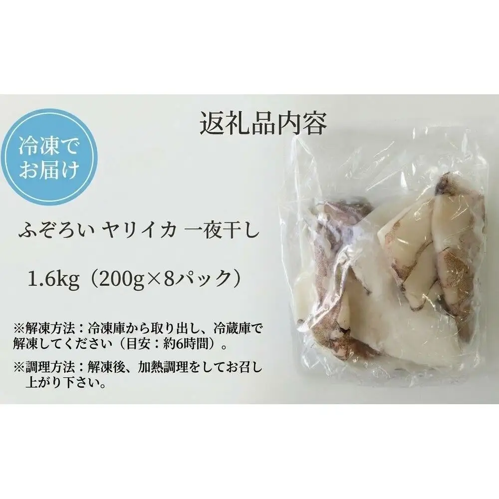 【 訳あり 】 石巻産 ふぞろい ヤリイカ 一夜干し 1.6kg （200g ×8パック） やりいか イカ いか 烏賊 小分け 魚介類 海鮮 おかず おつまみ わけあり 訳アリ 宮城県 宮城 石巻市 石巻