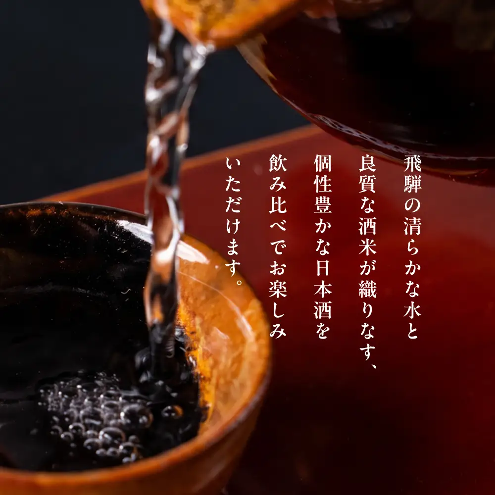 飛騨高山日本酒3種飲み比べセット | 日本酒 地酒 PG020