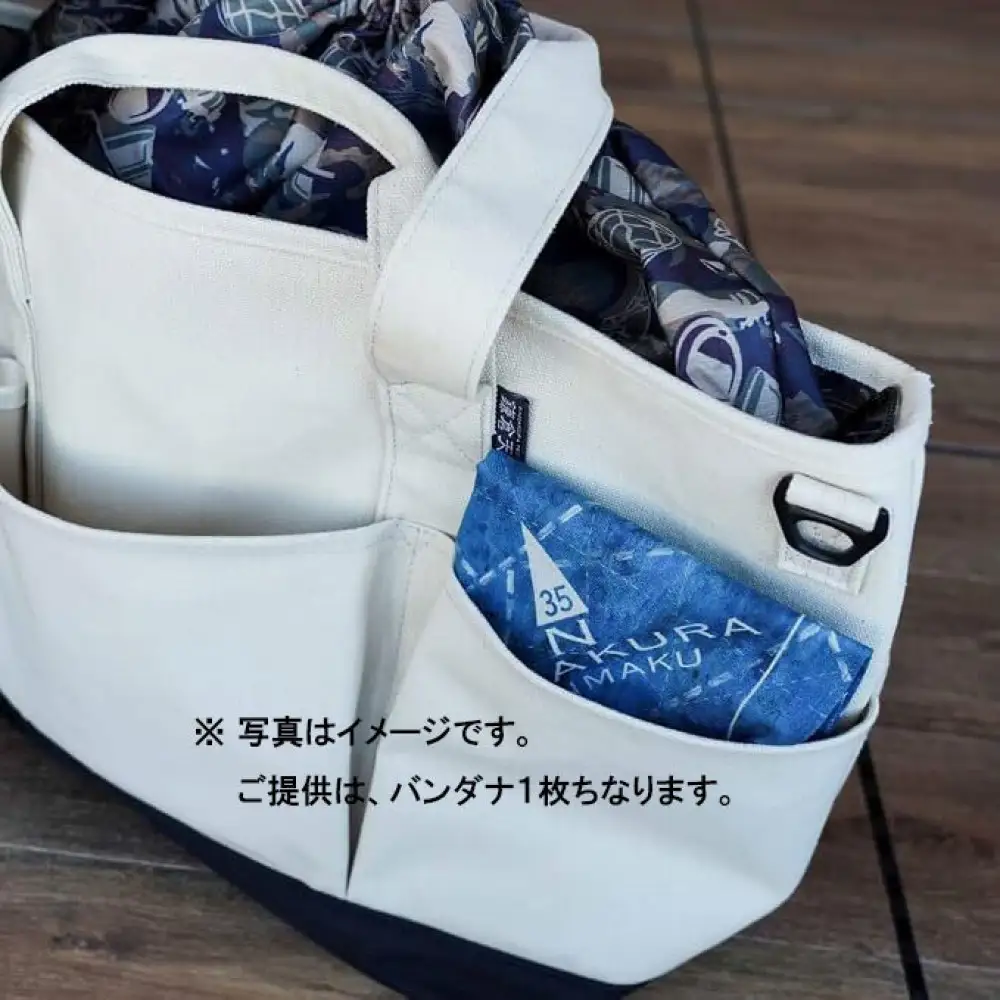 【鎌倉天幕】× NANGA ×RATTA RATTARR バンダナ Indigo 日本製 KTMNA-BDID