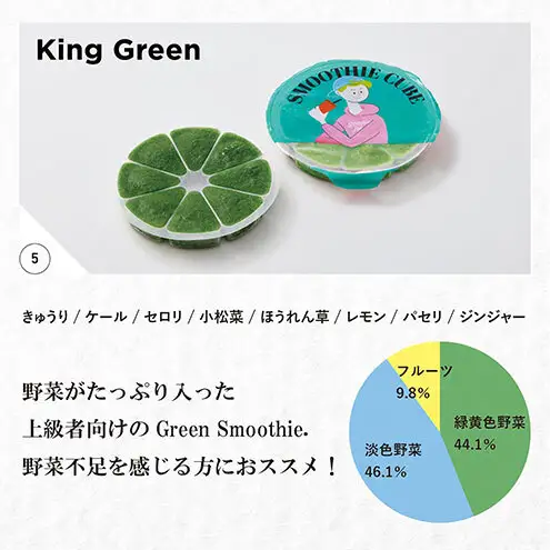 スムージーキューブ/10パックセット/GreenSet