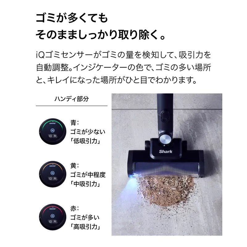 Shark PowerClean 360 PRO コードレススティッククリーナー メタリックペタルベージュ IW5271JWH 【289004-2】