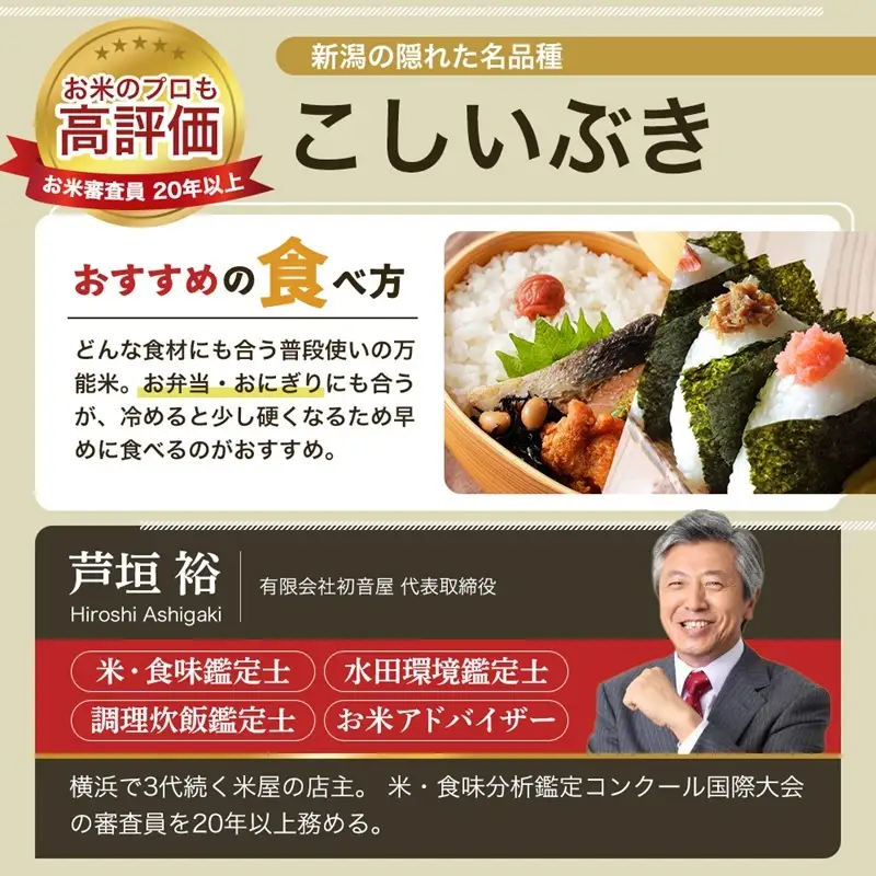令和8年産 先行予約 新潟県 上越市産米 こしいぶき 【隔月配送】 定期便 5kg×3回 計15kg 3か月 新米 精米 米ヴィレッジさんわ 上越市三和区