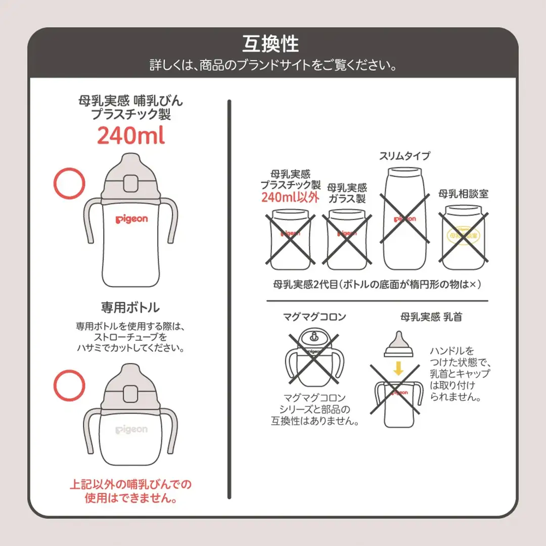 【ピジョン】magmag（マグマグ）成長実感 3種のコップ＆ストローセット ボトル付き 育児 出産祝い