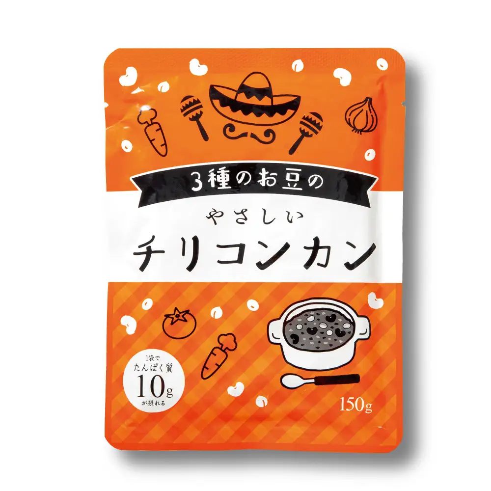 3種のお豆のやさしいチリコンカン 150g×6袋　タコス