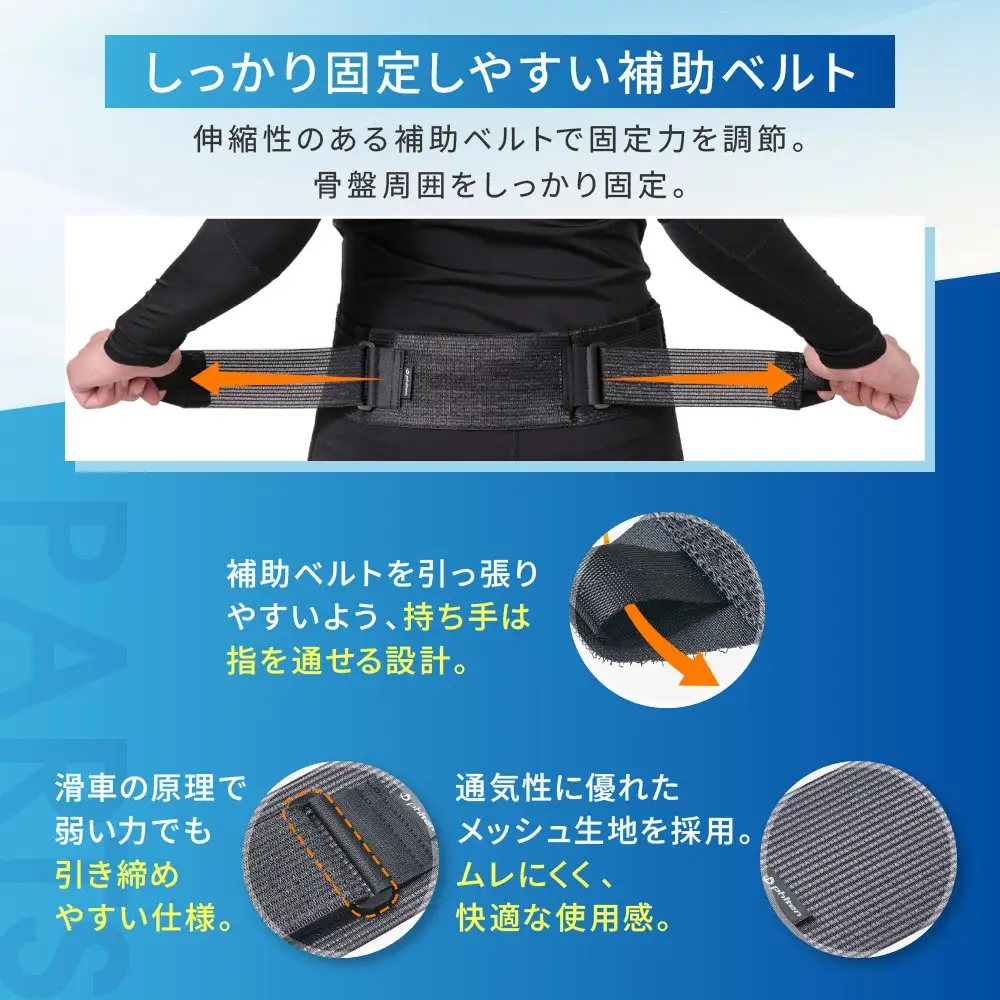 ファイテン サポーター ナノメタックス フィットタイプ 骨盤用 M サポーター