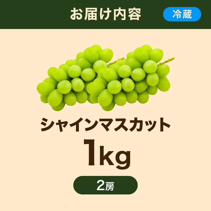【先行予約】【数量限定】島根県産 シャインマスカット 1kg 【215_0002】