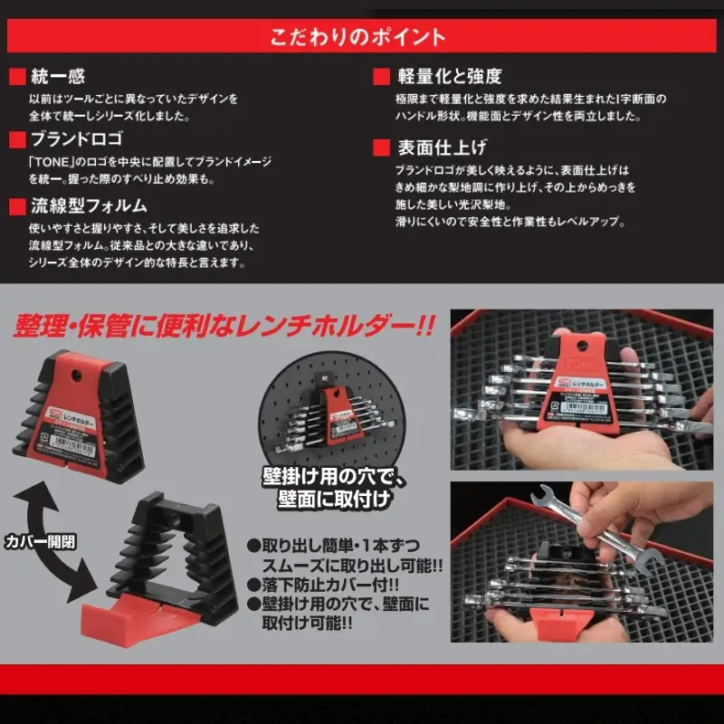 TONE トネ コンビネーションスパナセット ( CS700P ) 15001-40001552