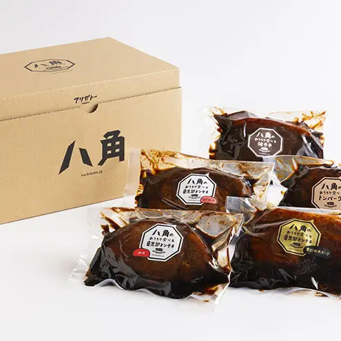 黒部トンテキ 5種セット（ ロース 1ケ、 リブロース 1ケ、 トンバーグ 1ケ、 名水ポーク 1ケ、 イノテキ 1ケ） トンテキ 肉 豚 ステーキ 豚テキ ポークステーキ 豚ステーキ 味付け 冷凍  定食 看板メニュー ランキング1位 猪 イノシシ ジビエ 富山県 黒部市